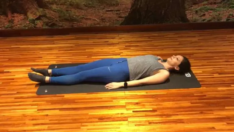LOWER BACK (SUPINE PIRIFORMIS STRETCH)​